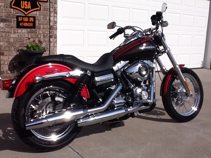 2012 Harley Davidson FXDC Super Glide Custom photograph