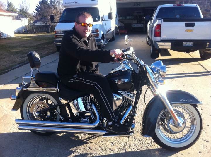 2005 Harley Davidson Softail Deluxe FLSTN photograph