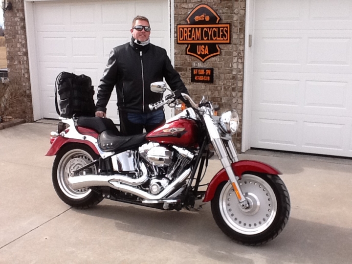 2008 Harley Davidson Fat Boy photograph