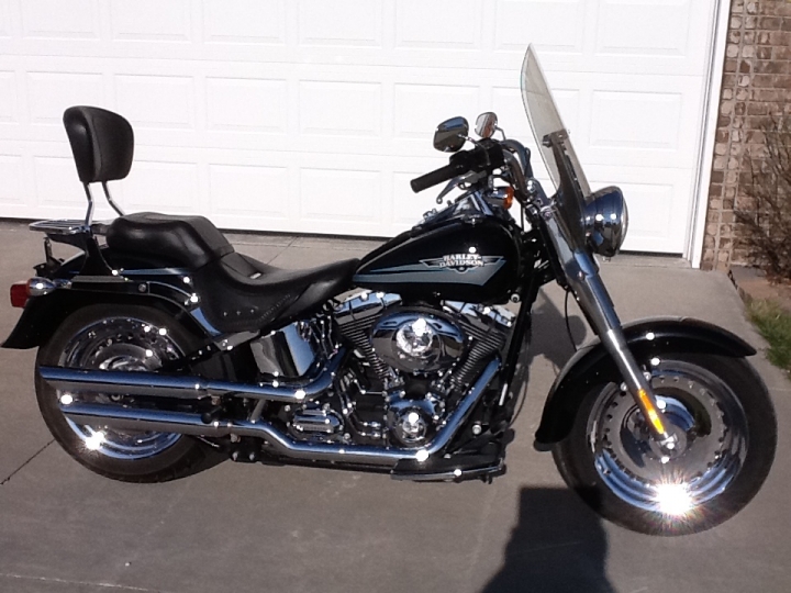2010 Harley Davidson FAT BOY   FLSTF photograph