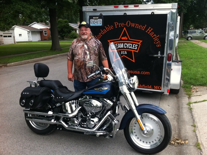 2008 Harley Davidson FAT BOY   FLSTF photograph