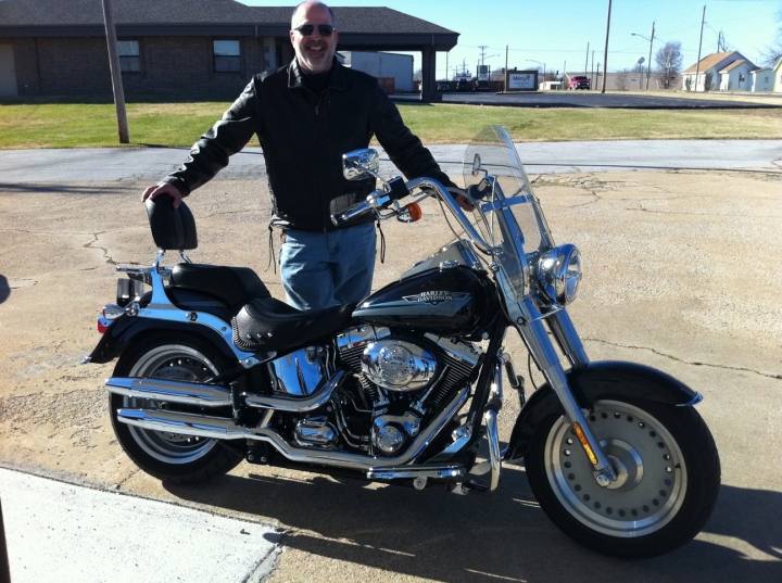2009 Harley Davidson FAT BOY   FLSTF photograph