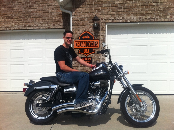 2008 Harley Davidson FXDC Super Glide Custom photograph